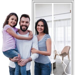 White Magnetic Door Screen | White Screen Door | White Magnetic Door Screen